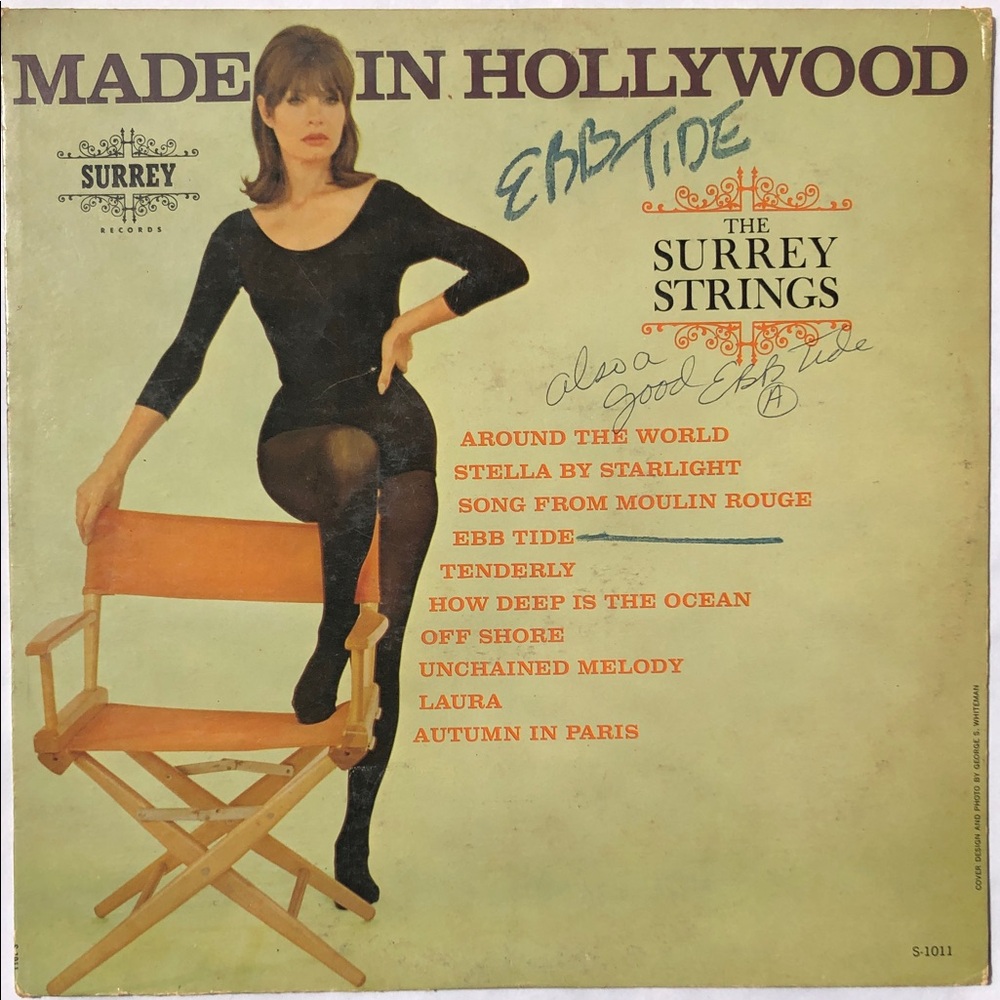 The Surrey Strings Vinyl Lp Record Album Made In Hollywood ‘66